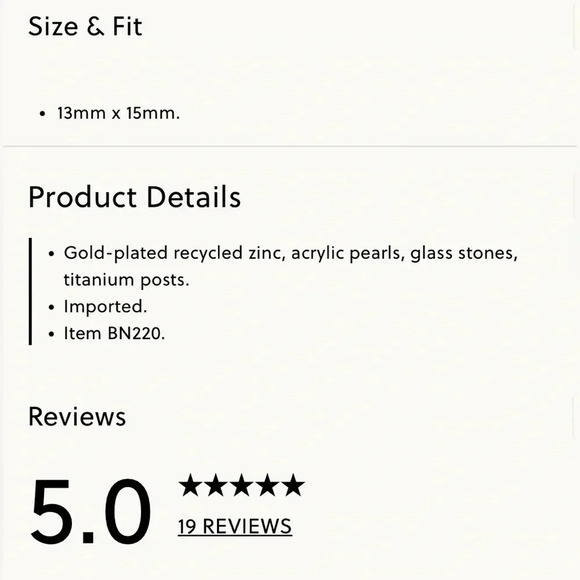 🆕J. Crew Oval Jem Earrings - Picture 5 of 13